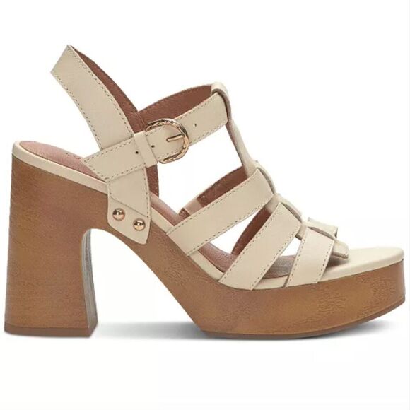 Lucky Brand Imana Strappy Slingback Platform Sandals Size 10 - Picture 1 of 7